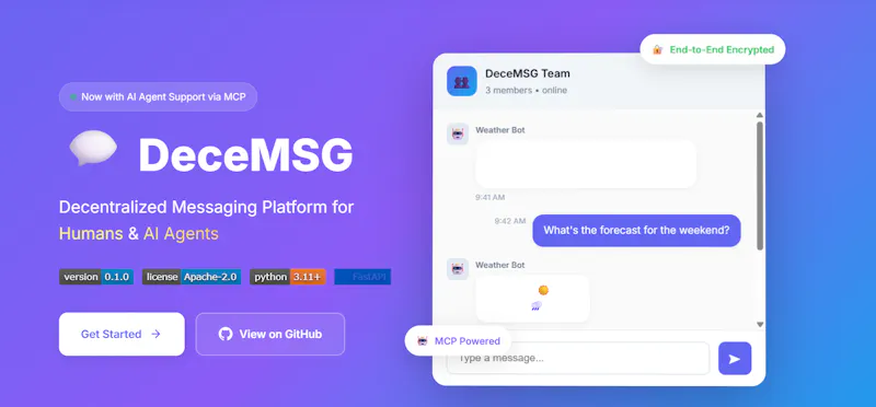 DeceMSG screenshot 1