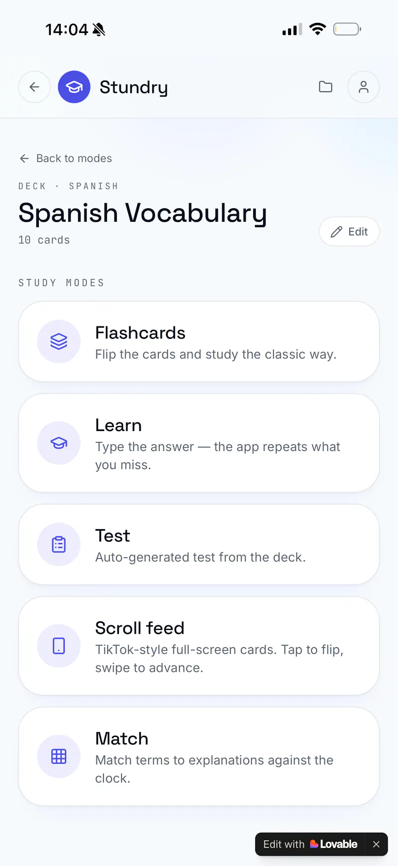 Stundry — Master any subject screenshot 3