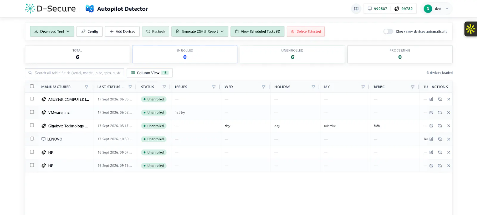 D-Secure Autopilot Detection screenshot 2
