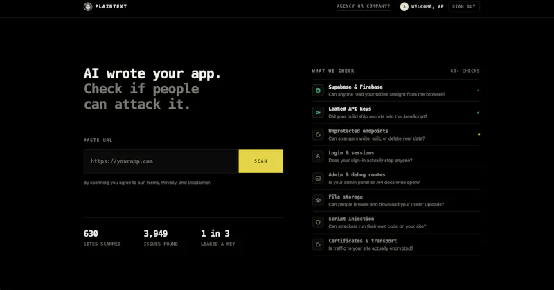 Plaintext Lock screenshot 1