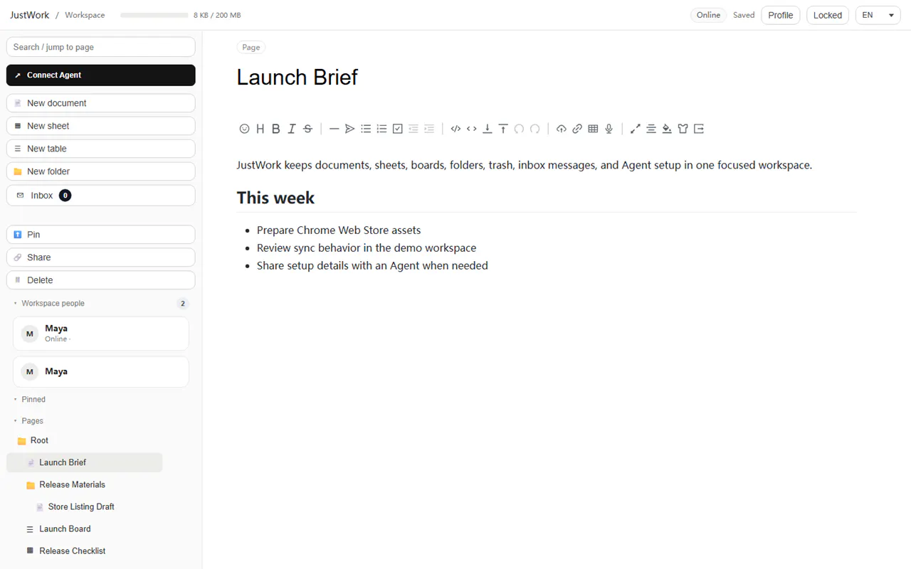 JustWork 截图 3