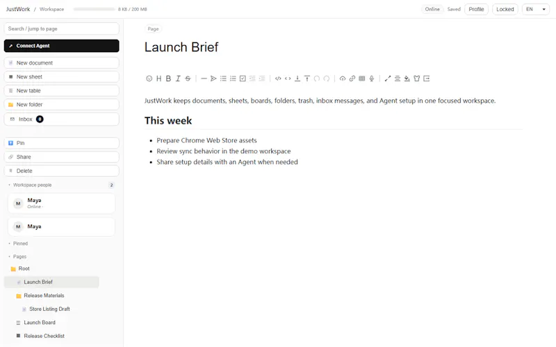 JustWork screenshot 3