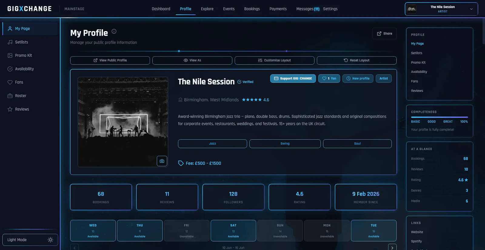 GigXchange screenshot 3