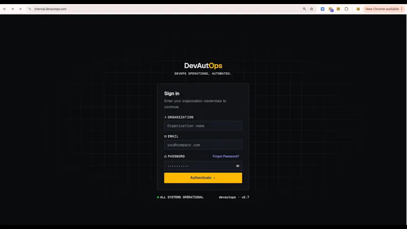 DevAutOps screenshot 1 (video preview)