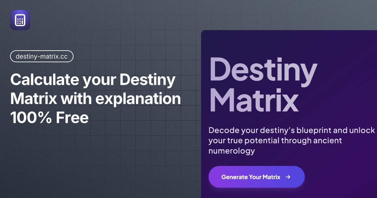 Destiny Matrix  gallery image