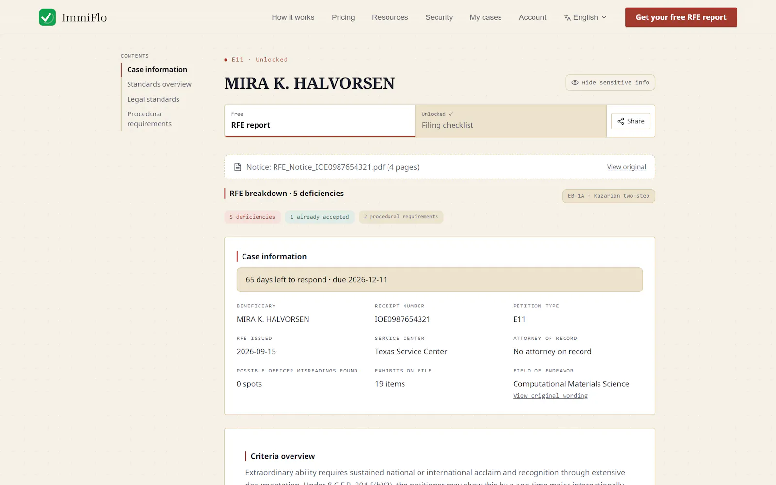 ImmiFlo screenshot 2