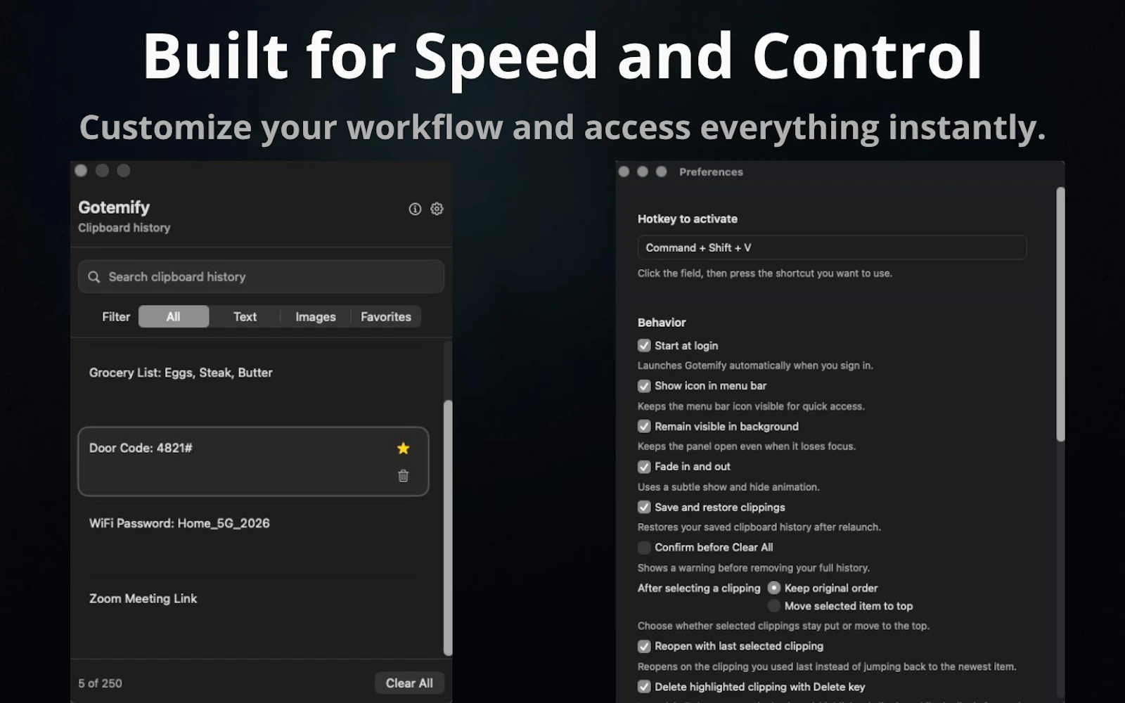 Gotemify screenshot 2