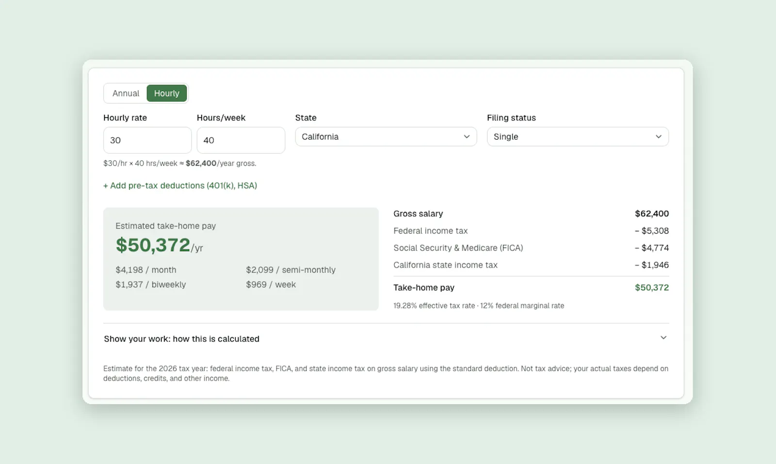 How Much After Tax screenshot 4