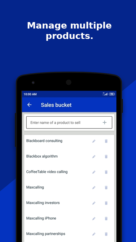 Maxcalling: Sales tracker & notes editor gallery image