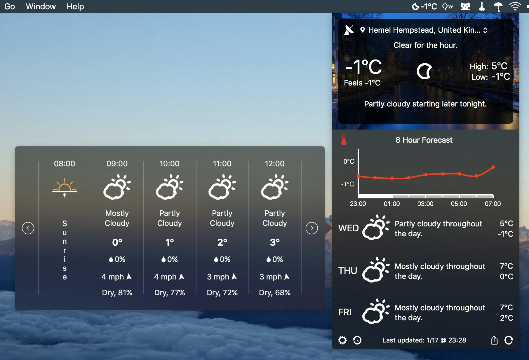 Forecast Bar for Mac
