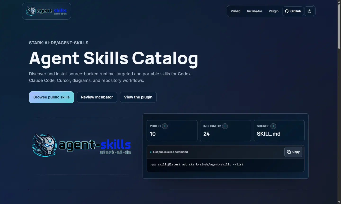 Agent Skills by stark AI gallery image