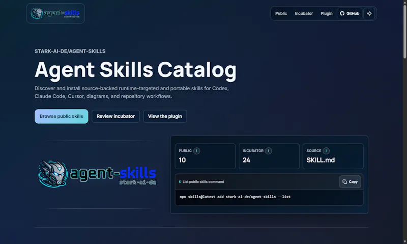 Agent Skills by stark AI screenshot 1