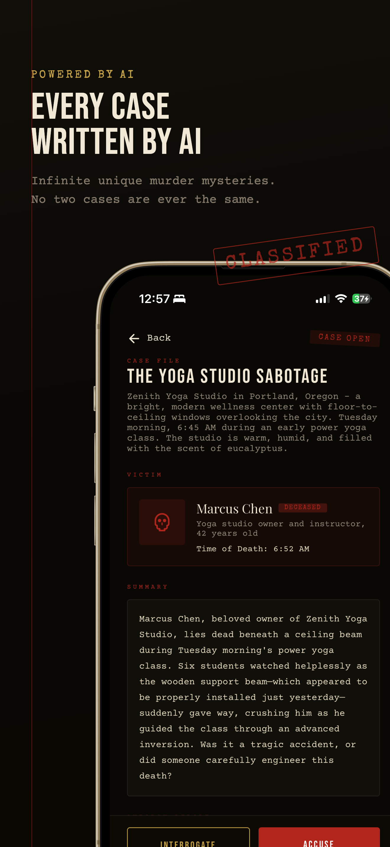 Dossier — Solve Unique Murder Mysteries gallery image