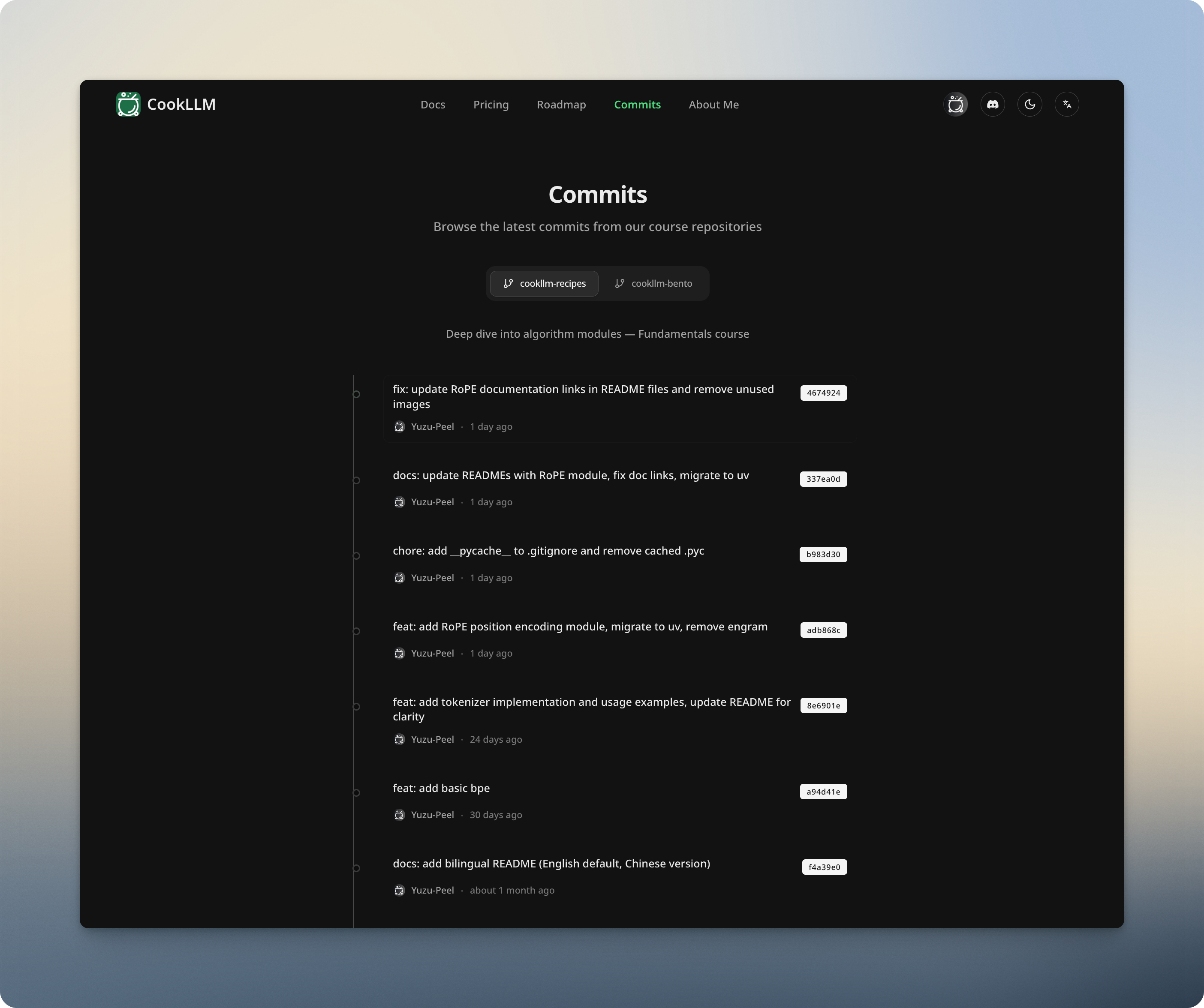 CookLLM - Screenshot 4 showing product features and functionality