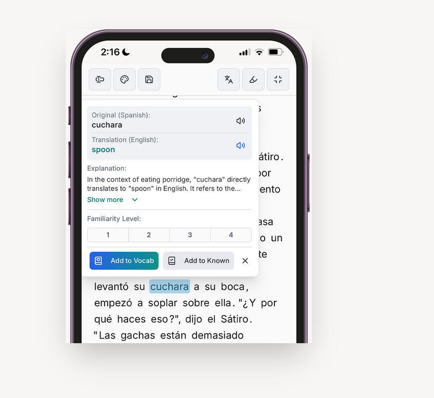 Mylang Reader media 2
