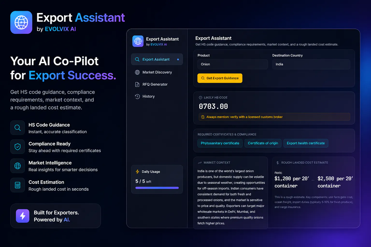 Export Assistant by Evolvix AI gallery image