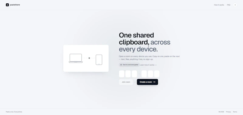 pastehere screenshot 1