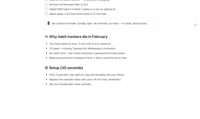 Habit Reset 2026 screenshot 2