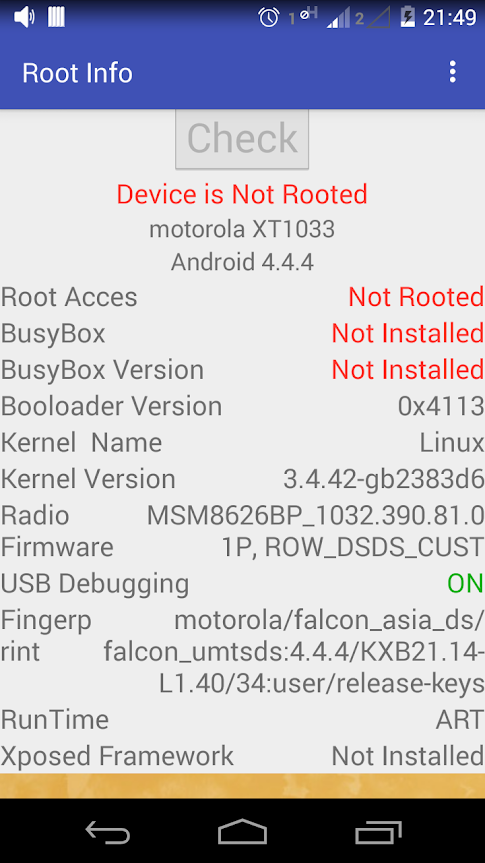Root Info gallery image