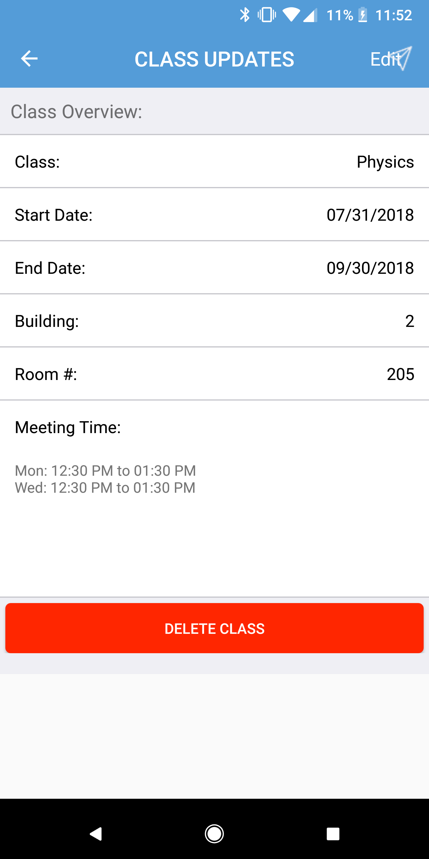 Class Updates gallery image