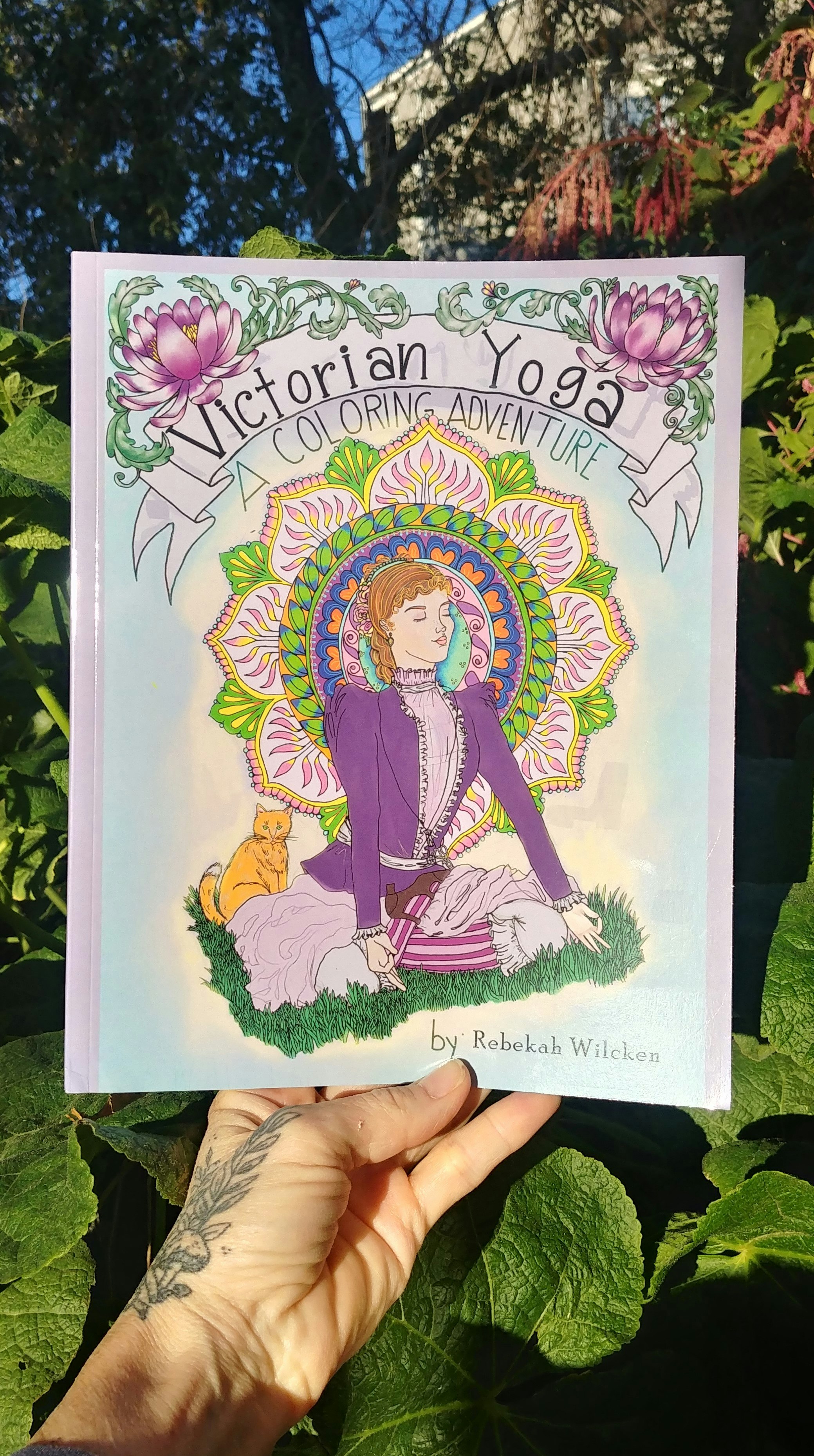 Victorian Yoga A Coloring Adventure