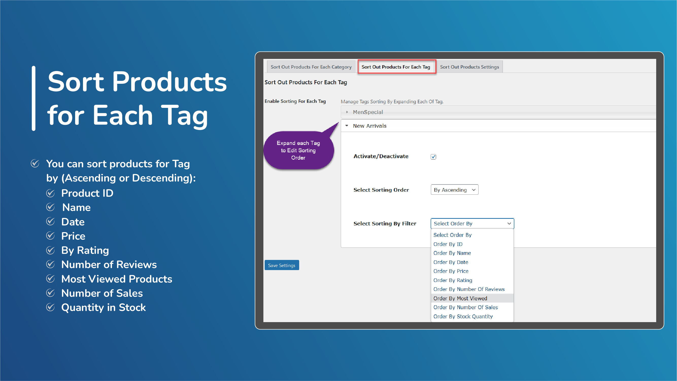 Sort Products for WooCommerce media 7