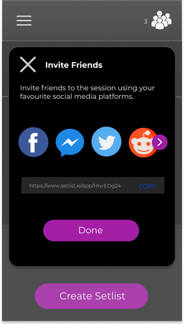 Setlist gallery image