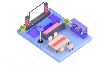 Isometric 3D Icons & Animated Scenes gallery image