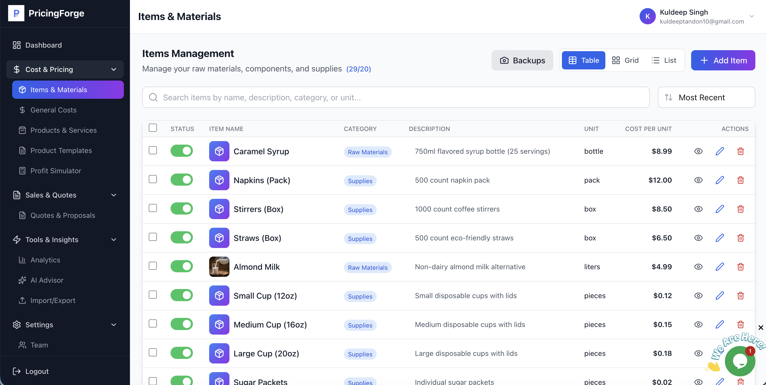 PricingForge gallery image