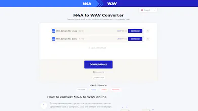 M4A to WAV Converter gallery image