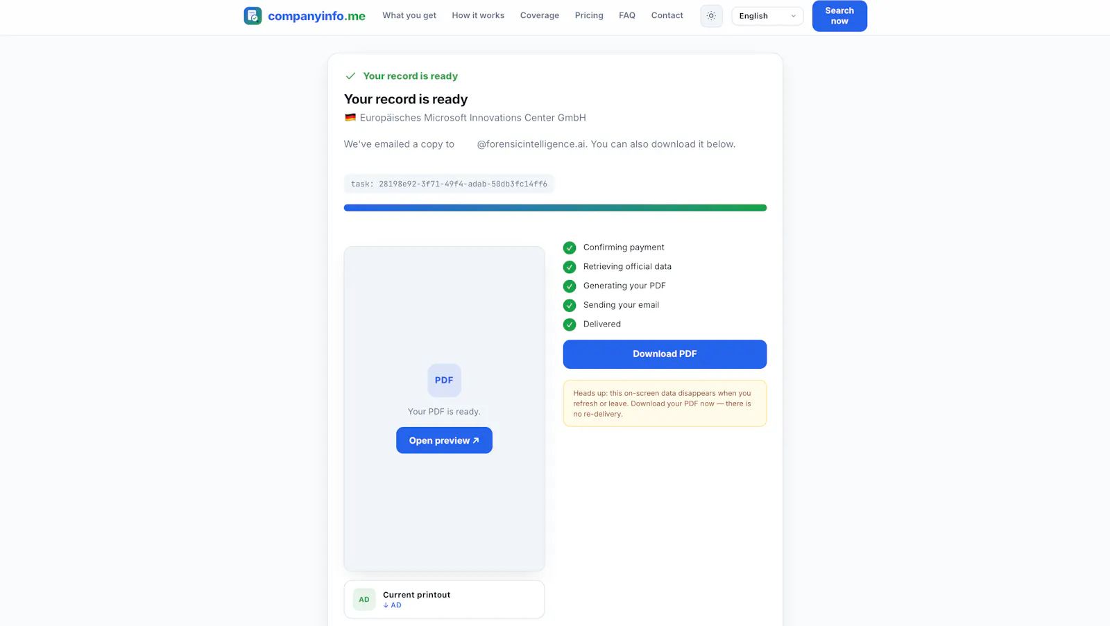 companyinfo.me screenshot 4