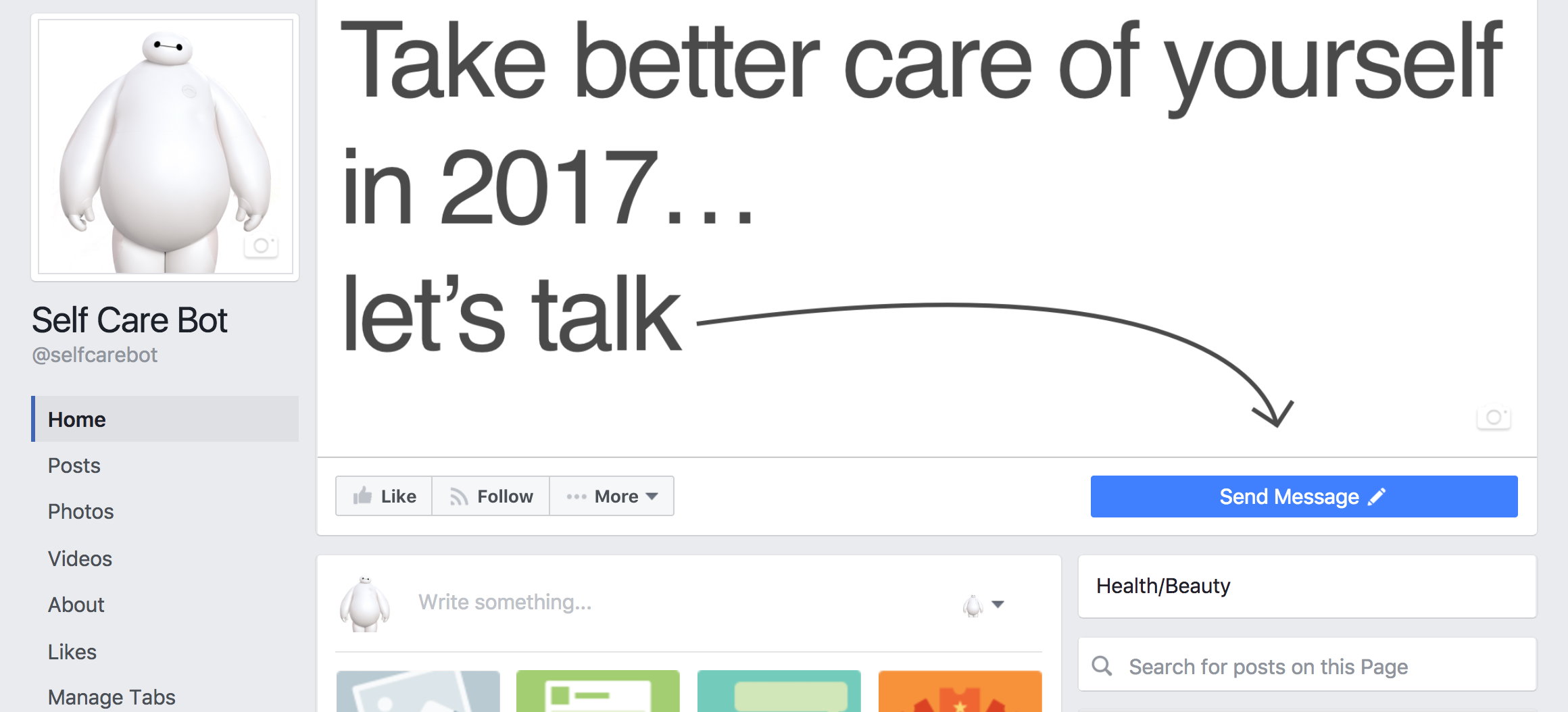 Self Care Bot gallery image