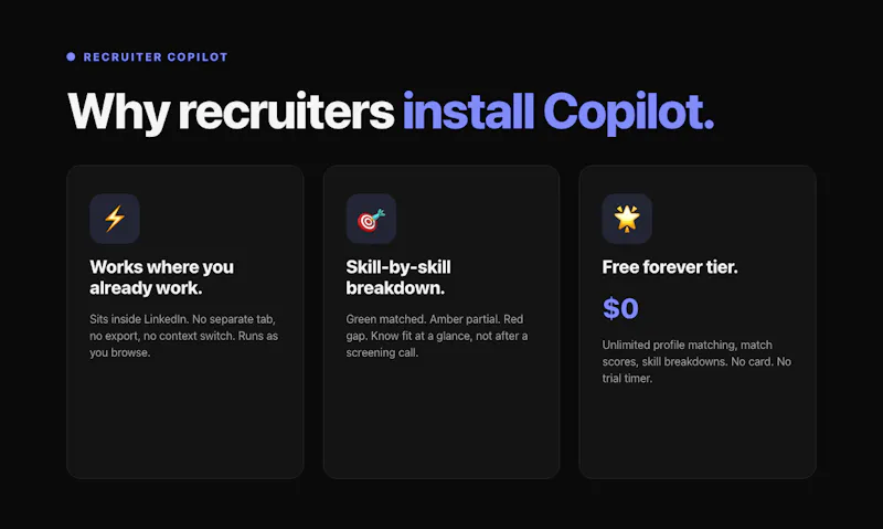 Recruiter Copilot screenshot 5
