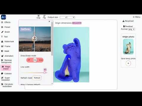 AI Image editor gallery image