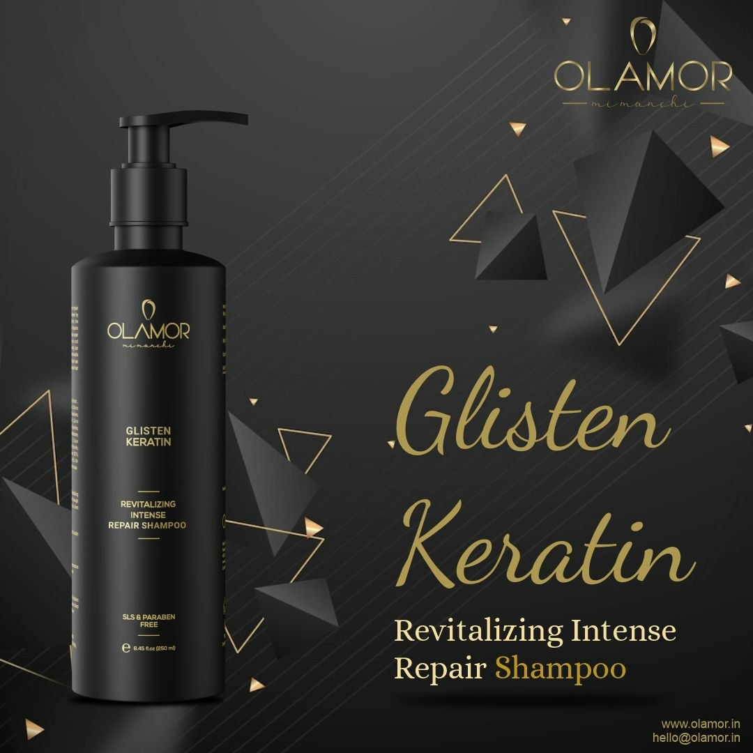 Glisten queratin champú de reparación intensa