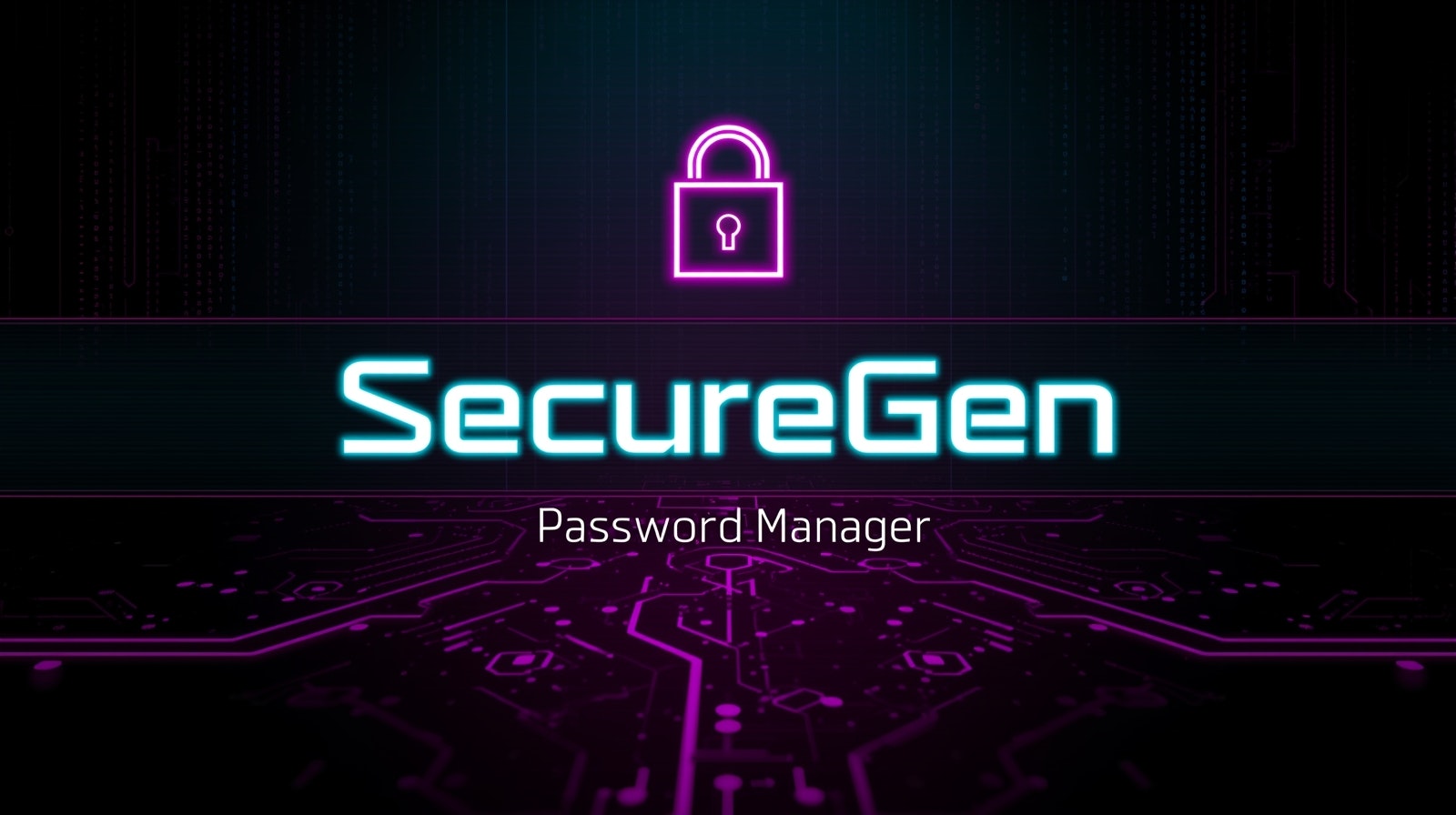 SecureGen - Product Hunt launch logo and brand identity