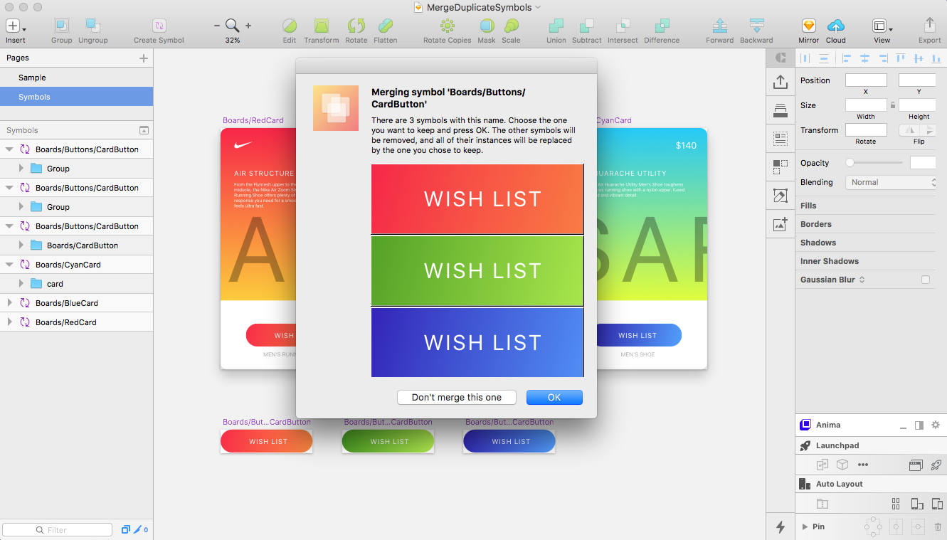 Merge Duplicate Symbols gallery image