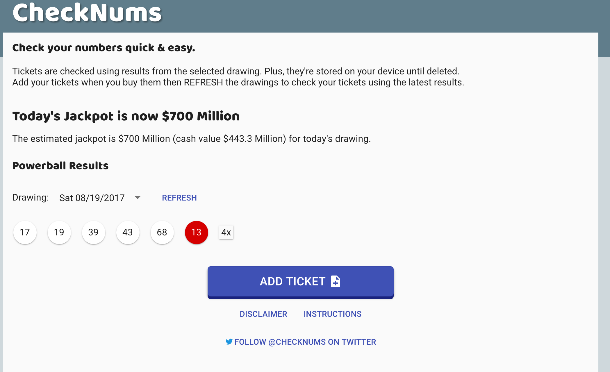 CheckNums gallery image