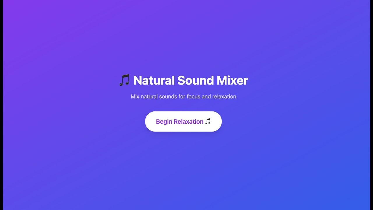 Natural Sound Mixer gallery image