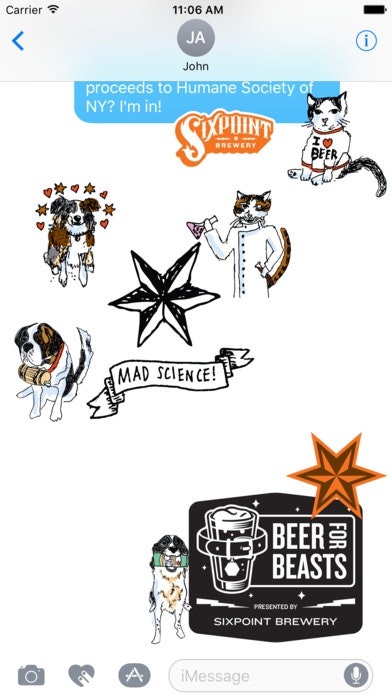 Beer For Beasts - Free iOS Stickers gallery image