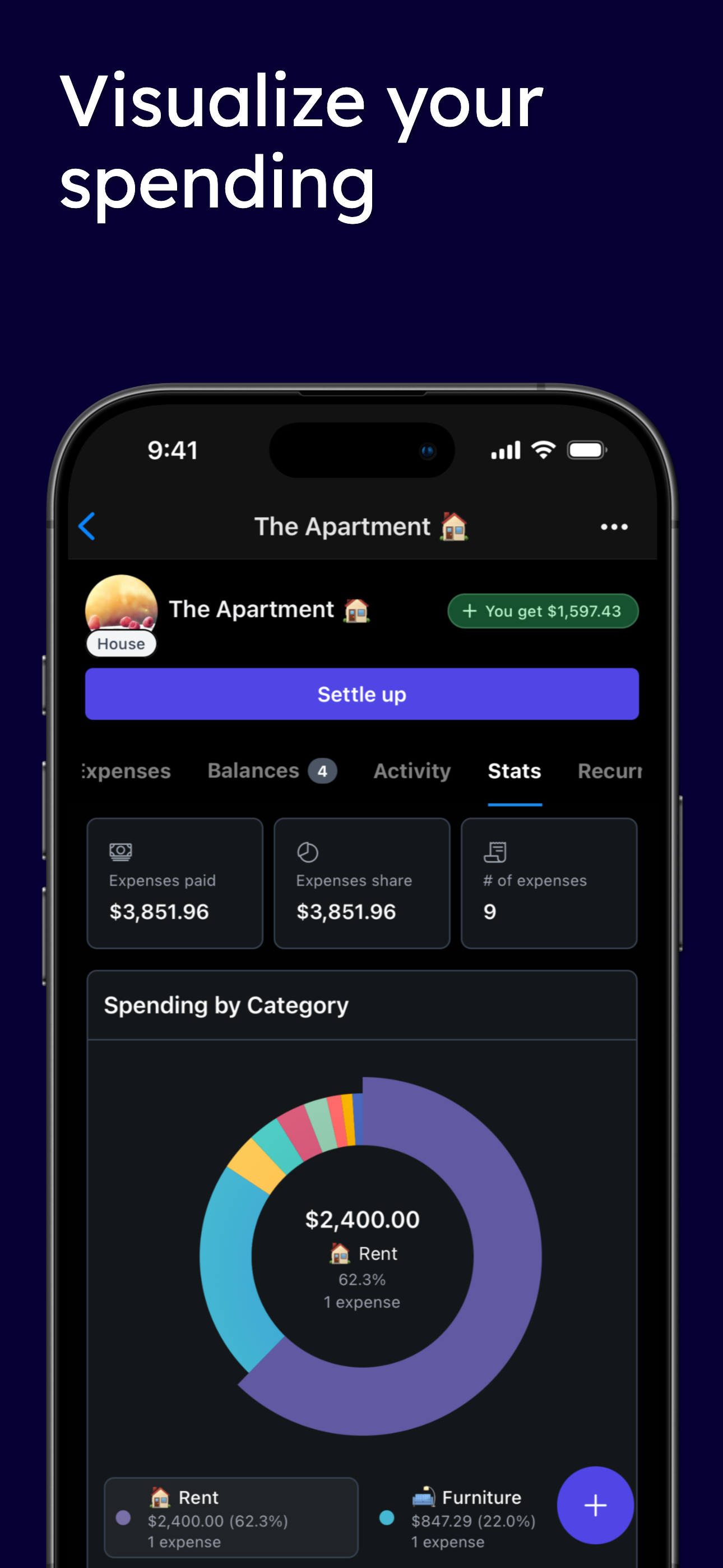 SplitMyExpenses on iOS & Android gallery image