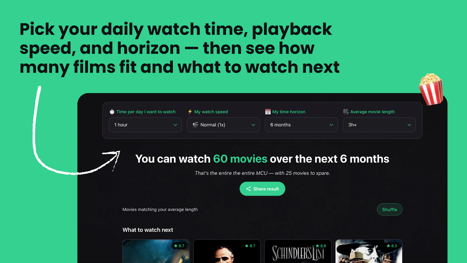 Movies Calculator screenshot 2