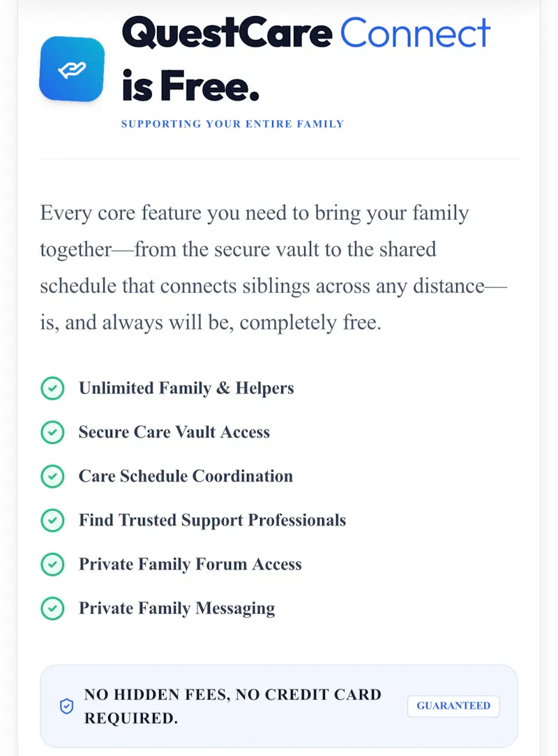 QuestCare Connect: Family Care Circle screenshot 8