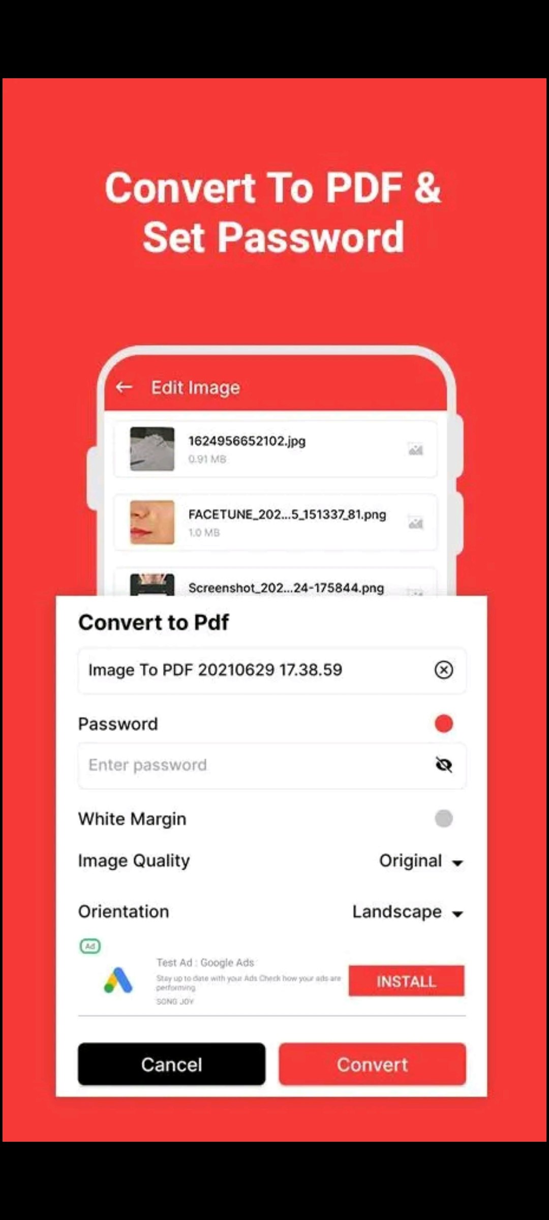 وسائط صورة إلى PDF - صانع PDF سليمة 4