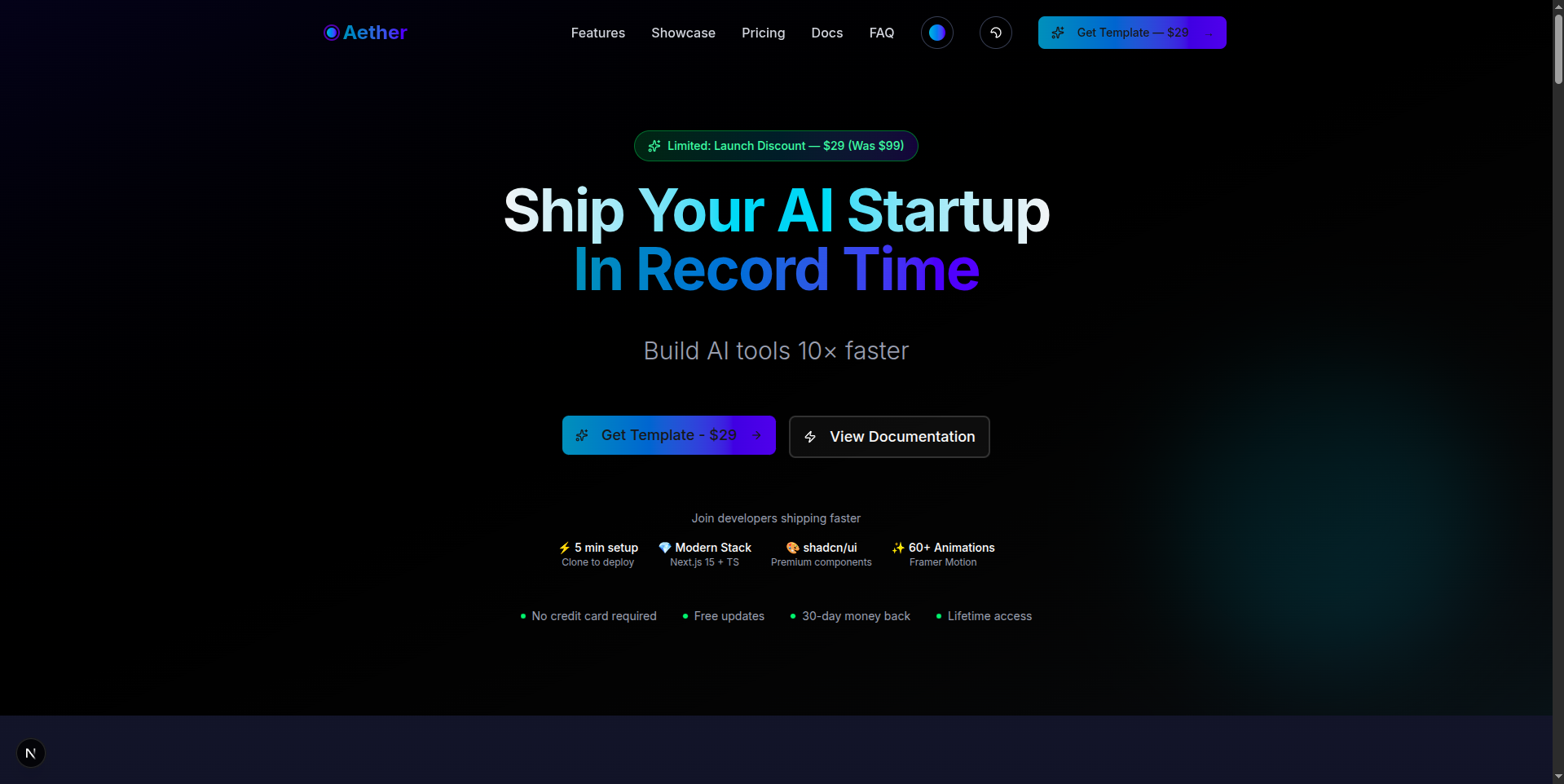 Aether UI - Premium ... logo