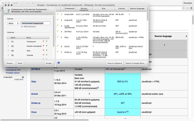 Scraper gallery image