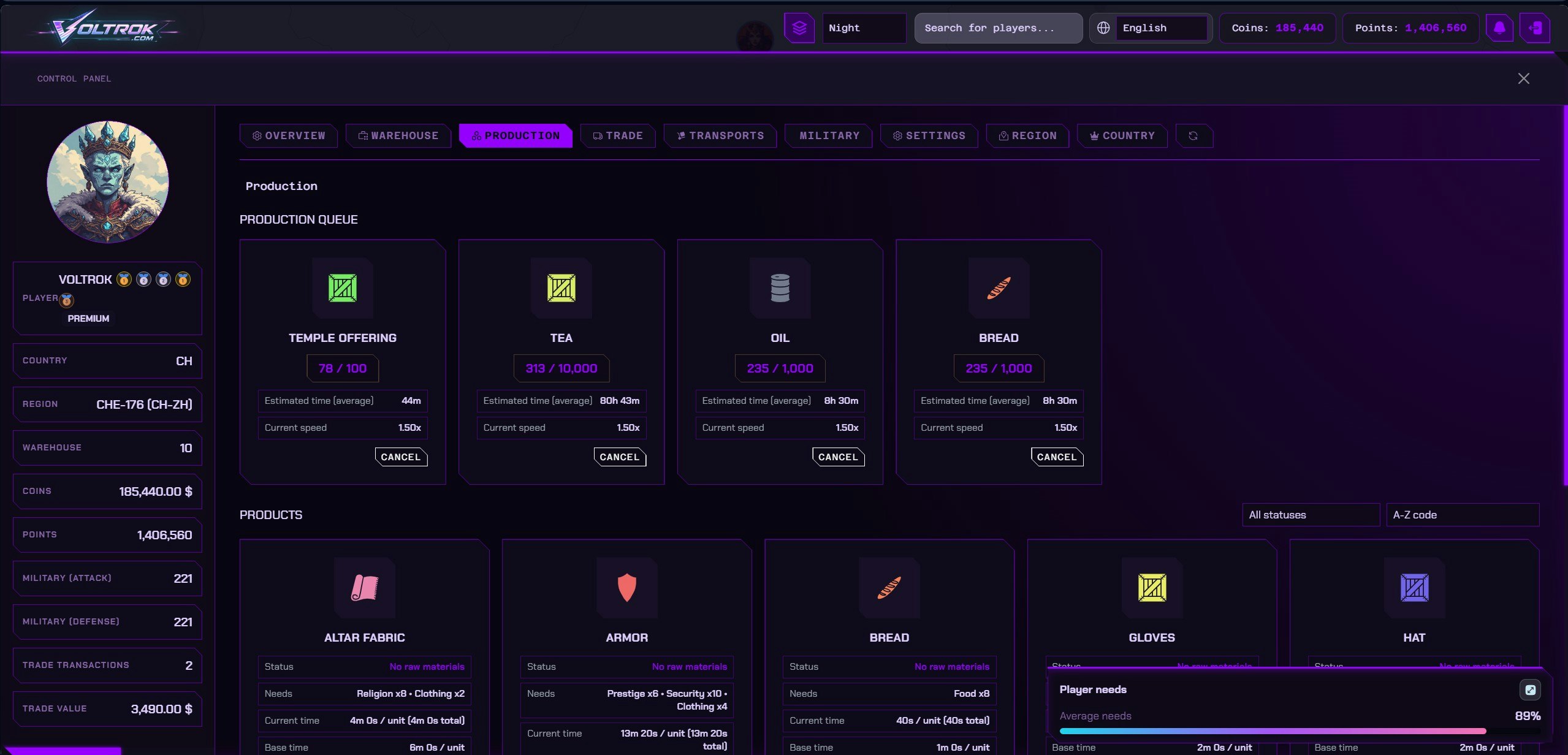 Voltrok - Trade, Politics, Strategy Game gallery image