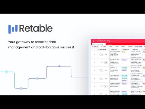 startuptile Retable-Airtable alternative - one tool to replace them all