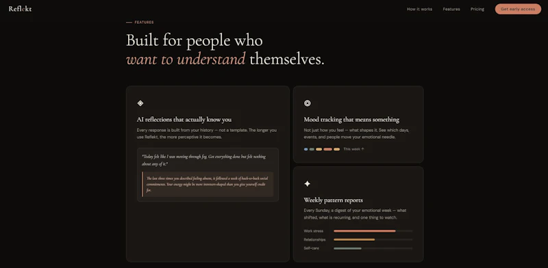 Reflekt — The journal that writes back screenshot 4
