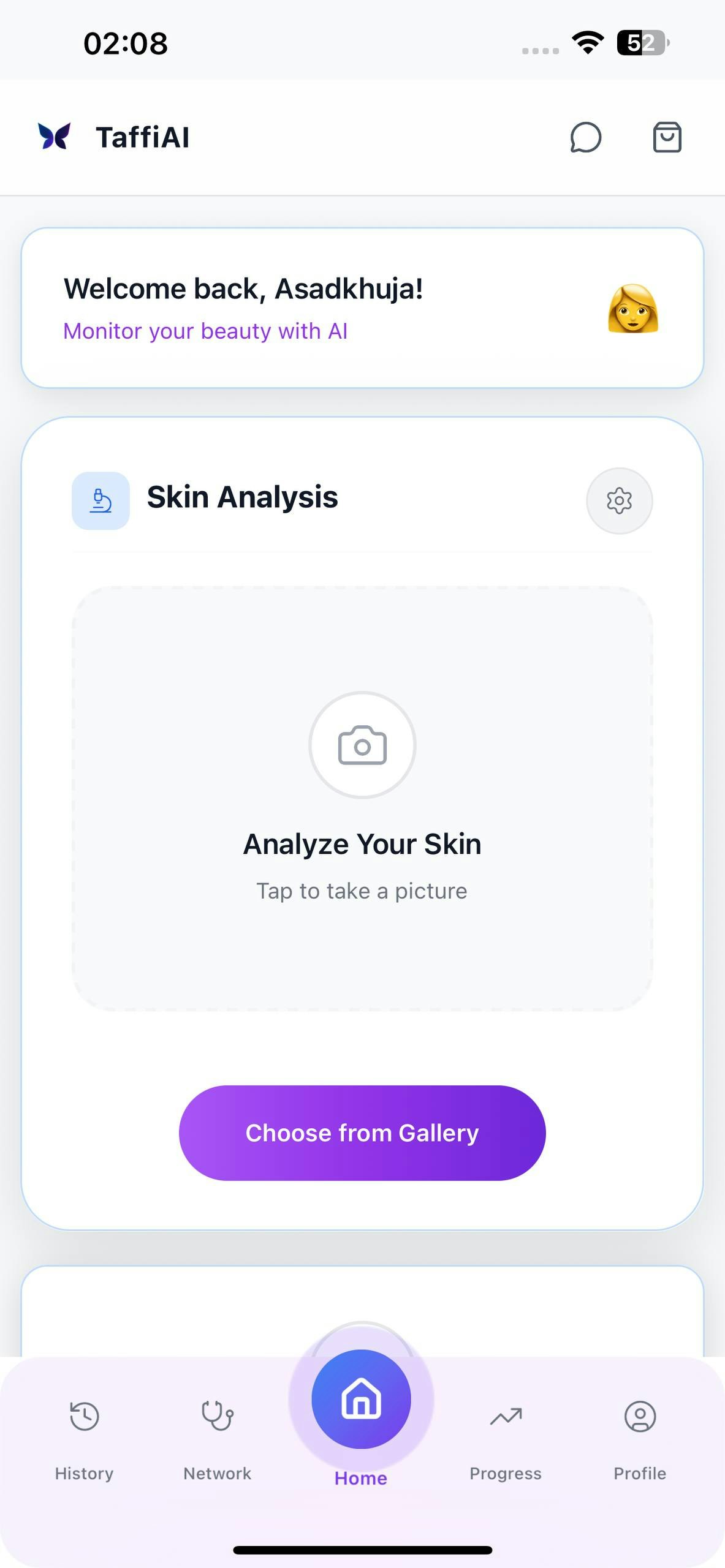Taffi AI - Main product screenshot demonstrating key features and user interface
